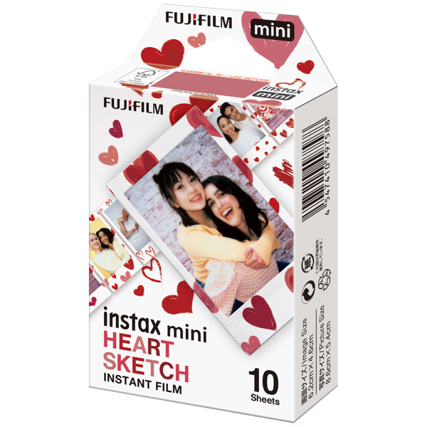 Billede af INSTAX MINI FILM HEART SKETCH